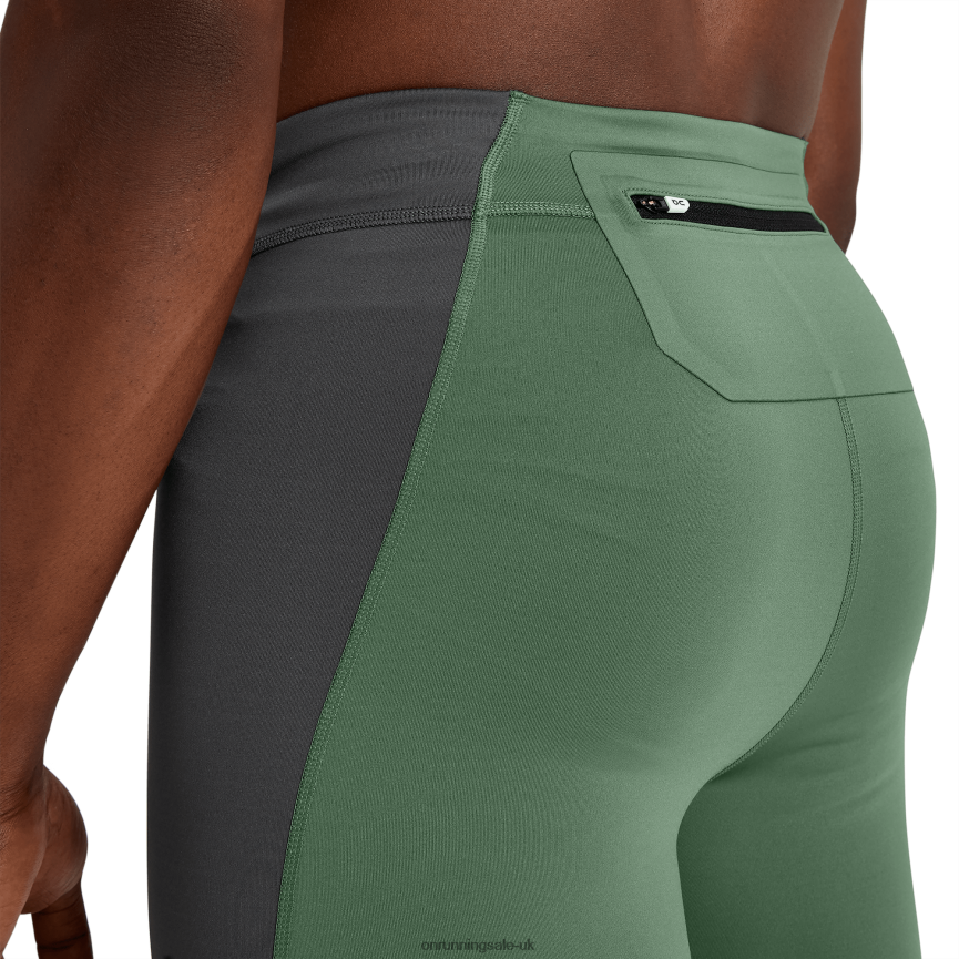 On Running Men Performance Tights 8N62N8778 Shadow/Ivy