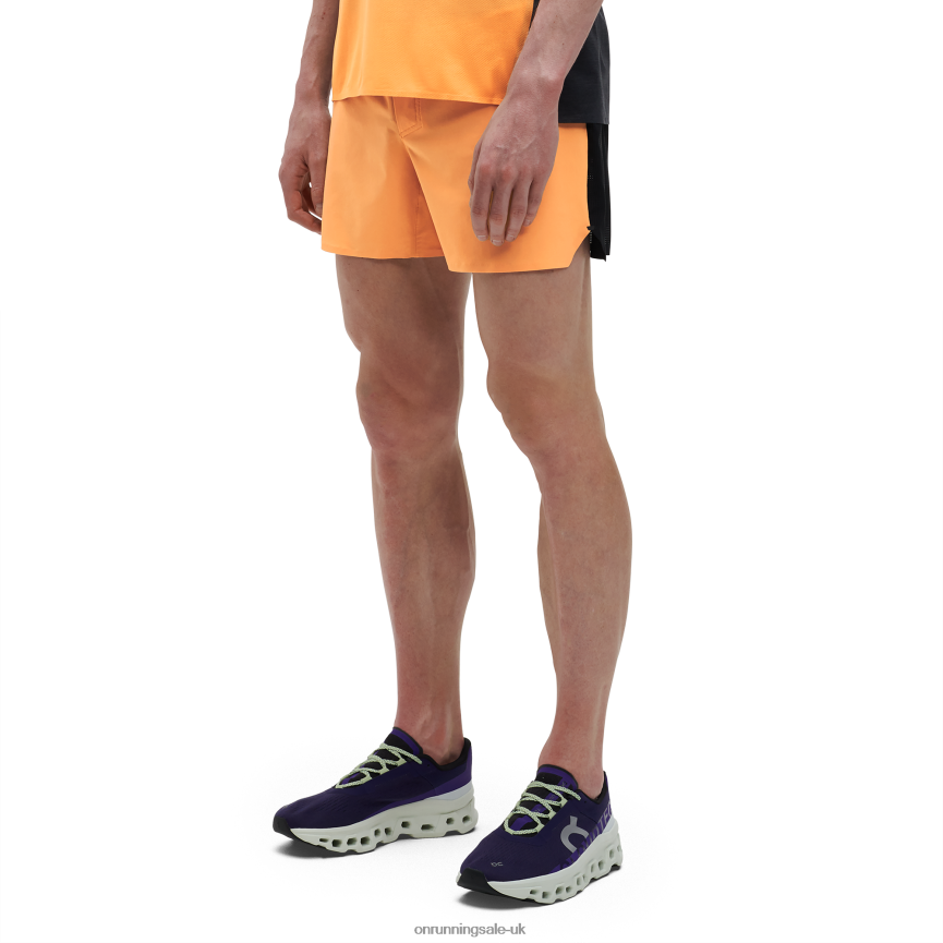 On Running Men 5 Lightweight Shorts 8N62N8932 Mango/Black