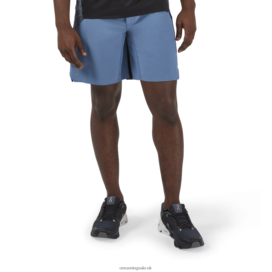 On Running Men Lightweight Shorts 8N62N8625 Cerulean/Black