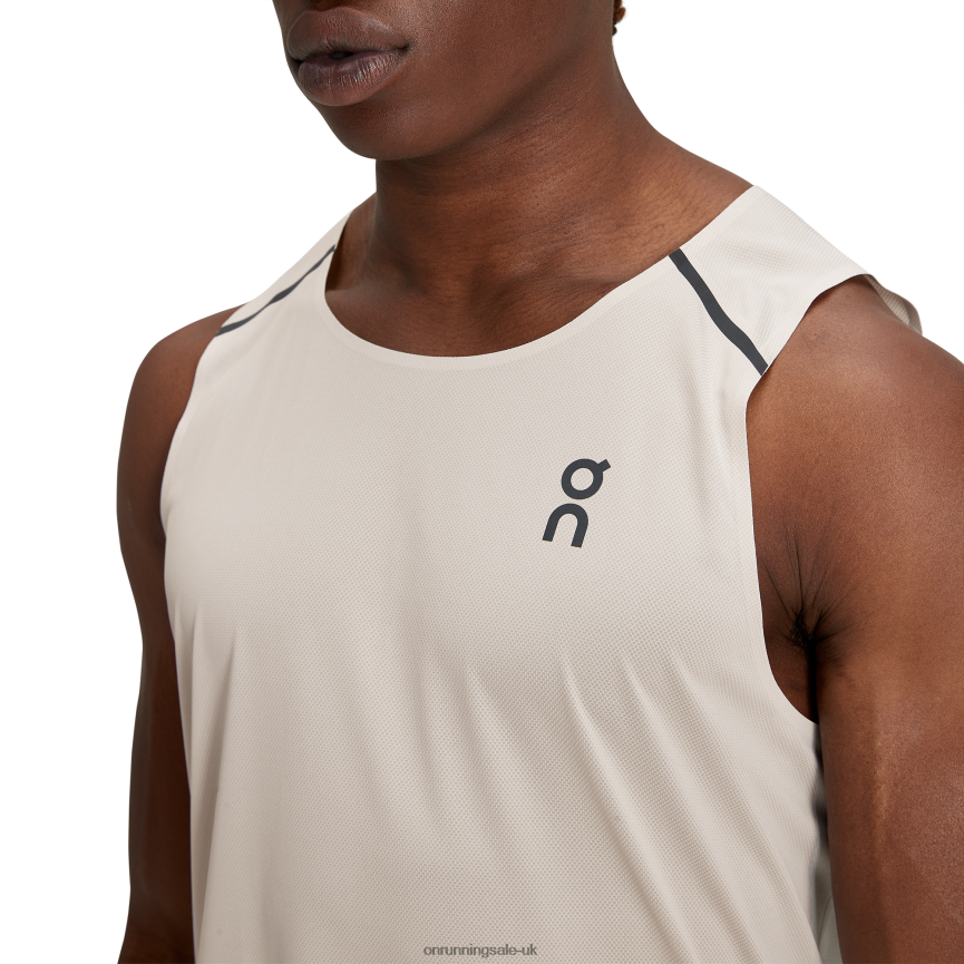 On Running Men Tank-T 8N62N8610 Pearl/Undyed-White