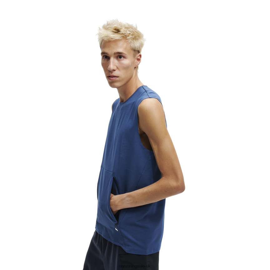 On Running Men Training Tank 8N62N8944 Denim