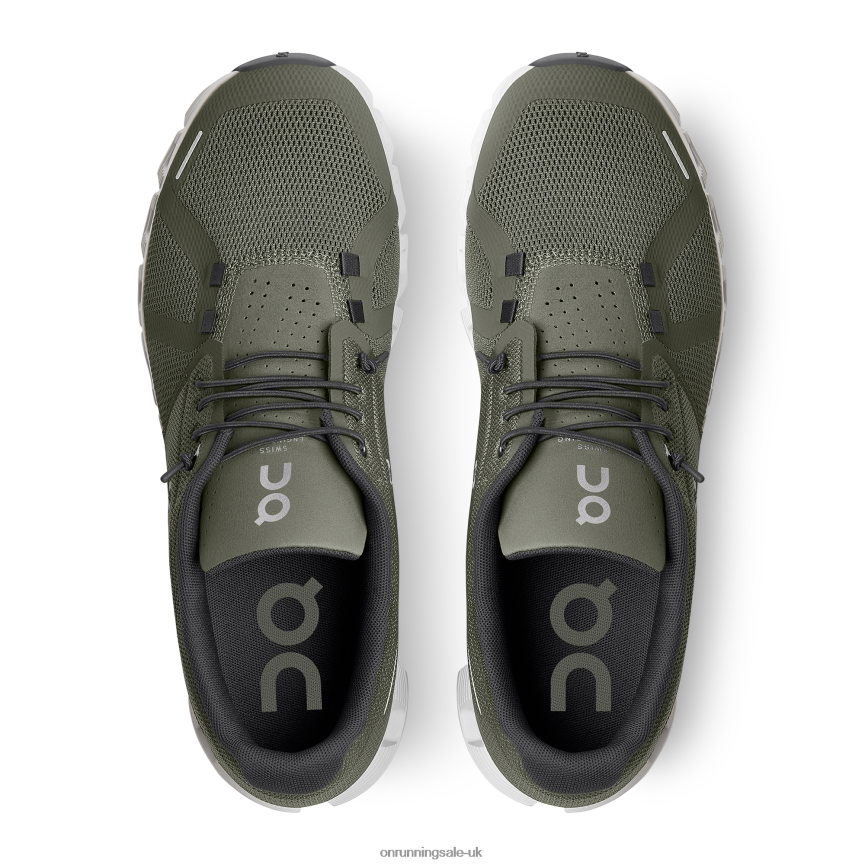 On Running Men Cloud 5 8N62N8824 Olive/White