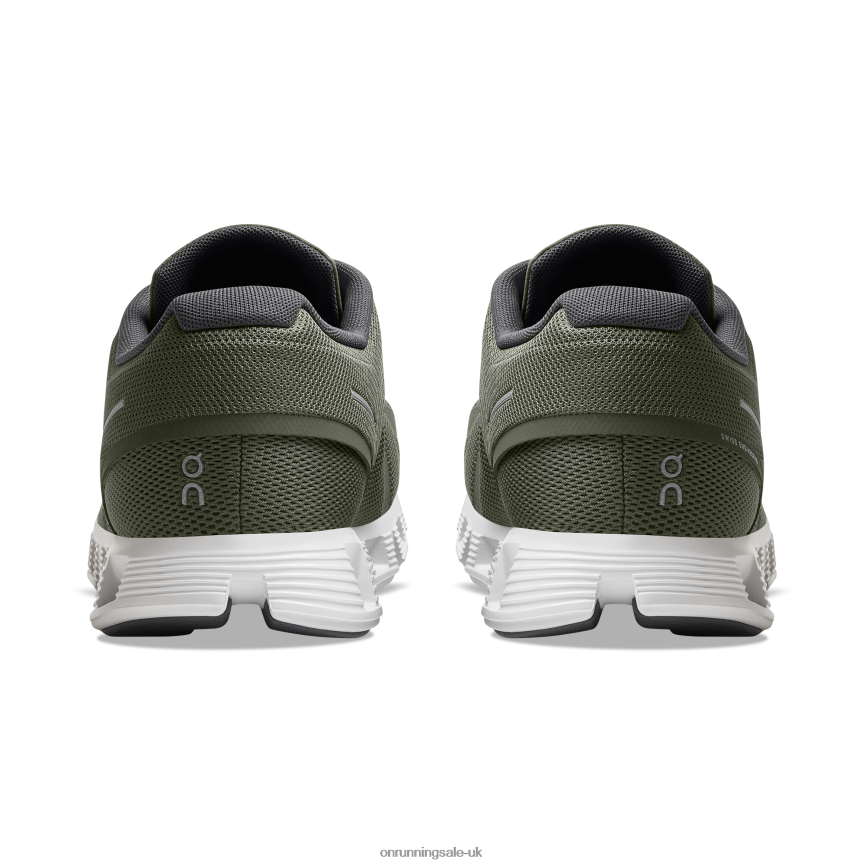 On Running Men Cloud 5 8N62N8824 Olive/White