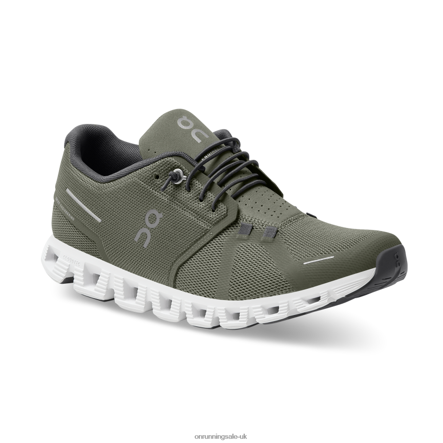 On Running Men Cloud 5 8N62N8824 Olive/White
