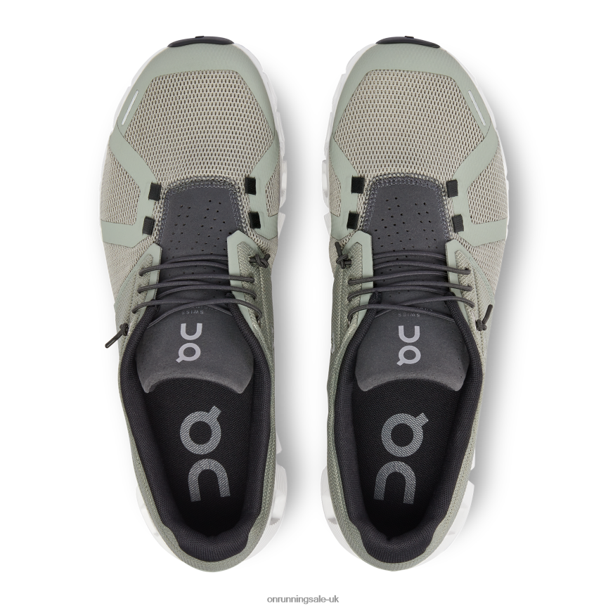 On Running Men Cloud 5 8N62N8834 Kelp/Shadow