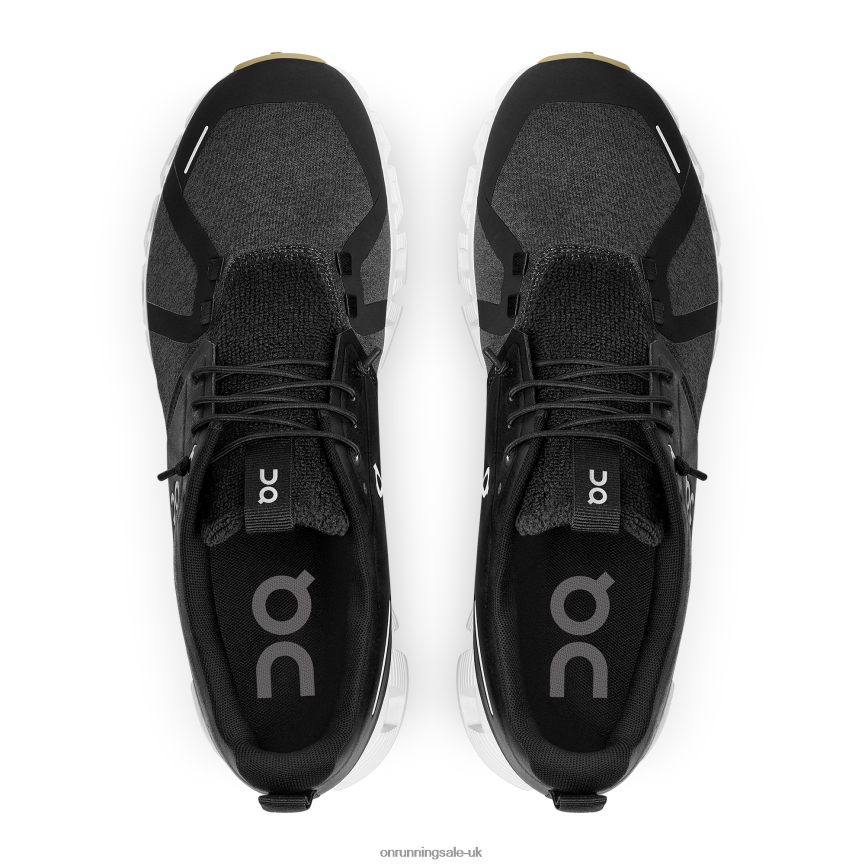 On Running Men Cloud 5 Terry 8N62N8898 Black/Almond