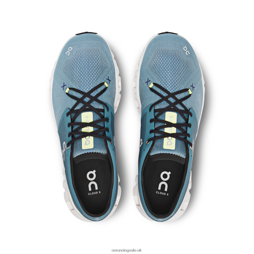 On Running Men Cloud X 3 8N62N8567 Pewter/White