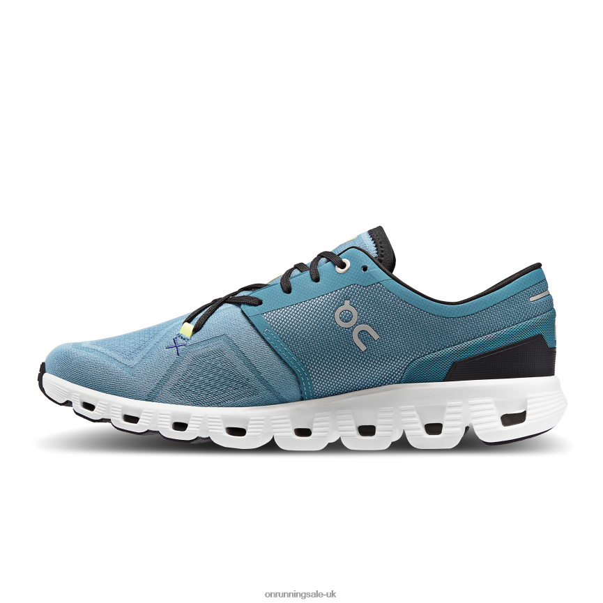 On Running Men Cloud X 3 8N62N8567 Pewter/White