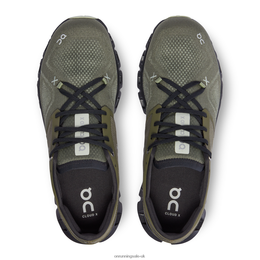 On Running Men Cloud X 3 8N62N8572 Olive/Reseda