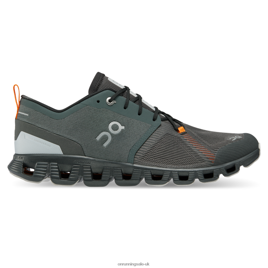 On Running Men Cloud X 3 Shift 8N62N8551 Lead/Turmeric