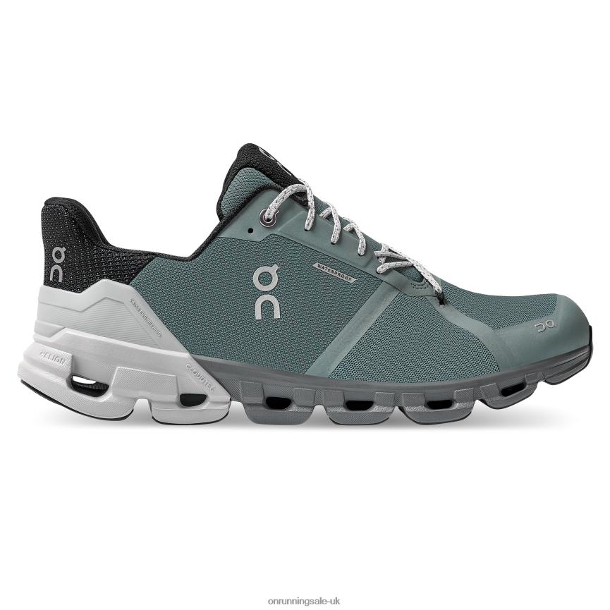 On Running Men Cloudflyer Waterproof 8N62N8966 Sea/Glacier