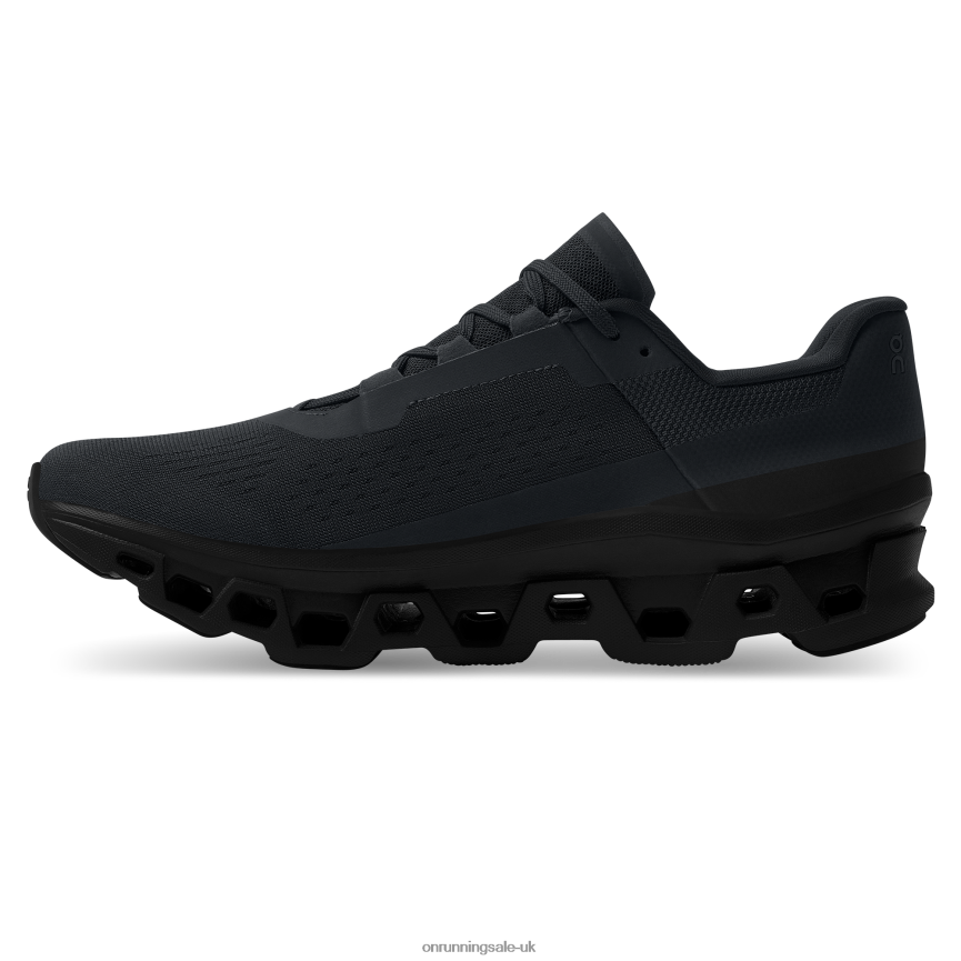 On Running Men Cloudmonster 8N62N8884 All Black