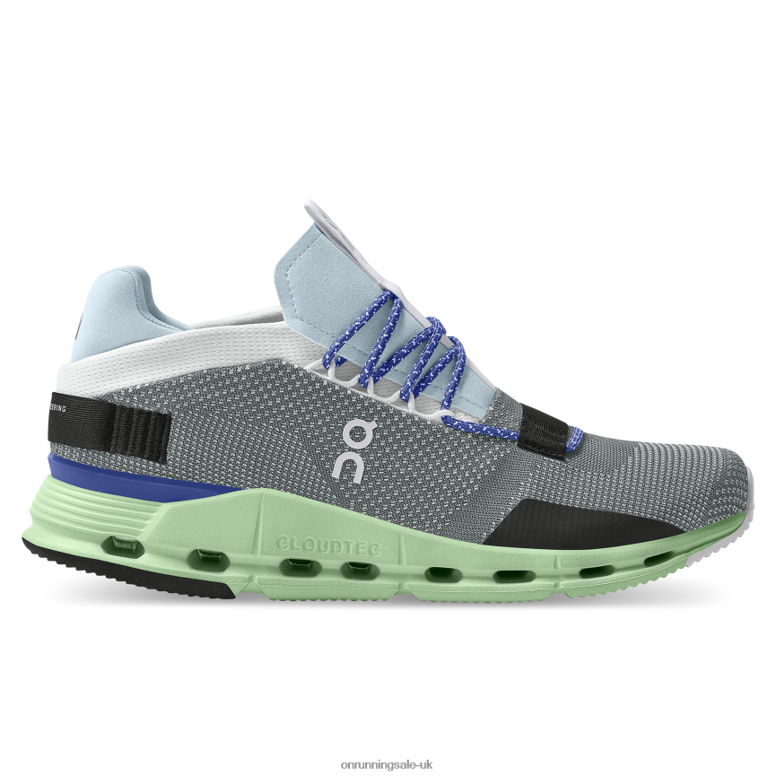 On Running Men Cloudnova 8N62N8872 Rock/Meadow
