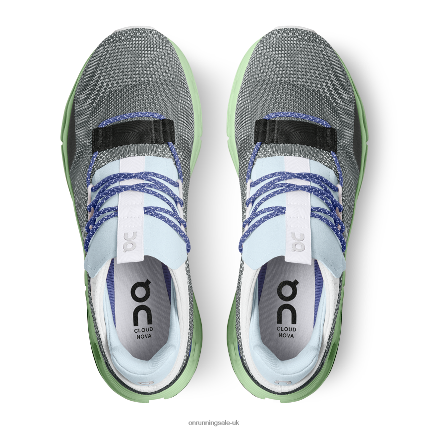 On Running Men Cloudnova 8N62N8872 Rock/Meadow