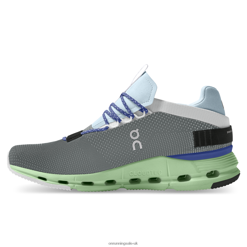 On Running Men Cloudnova 8N62N8872 Rock/Meadow