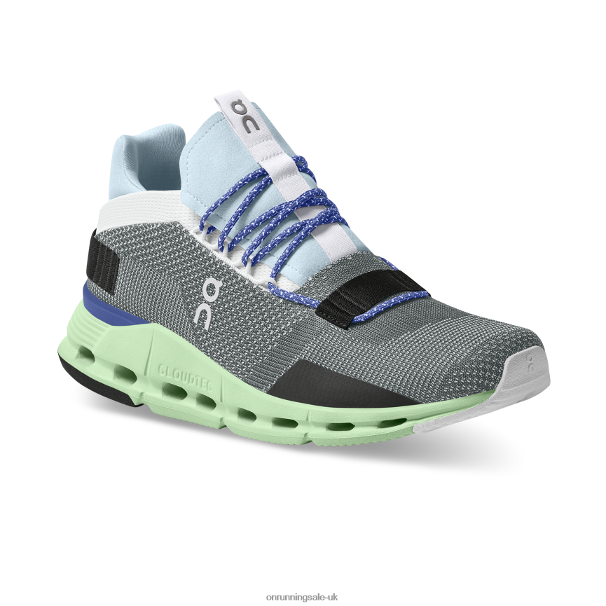 On Running Men Cloudnova 8N62N8872 Rock/Meadow