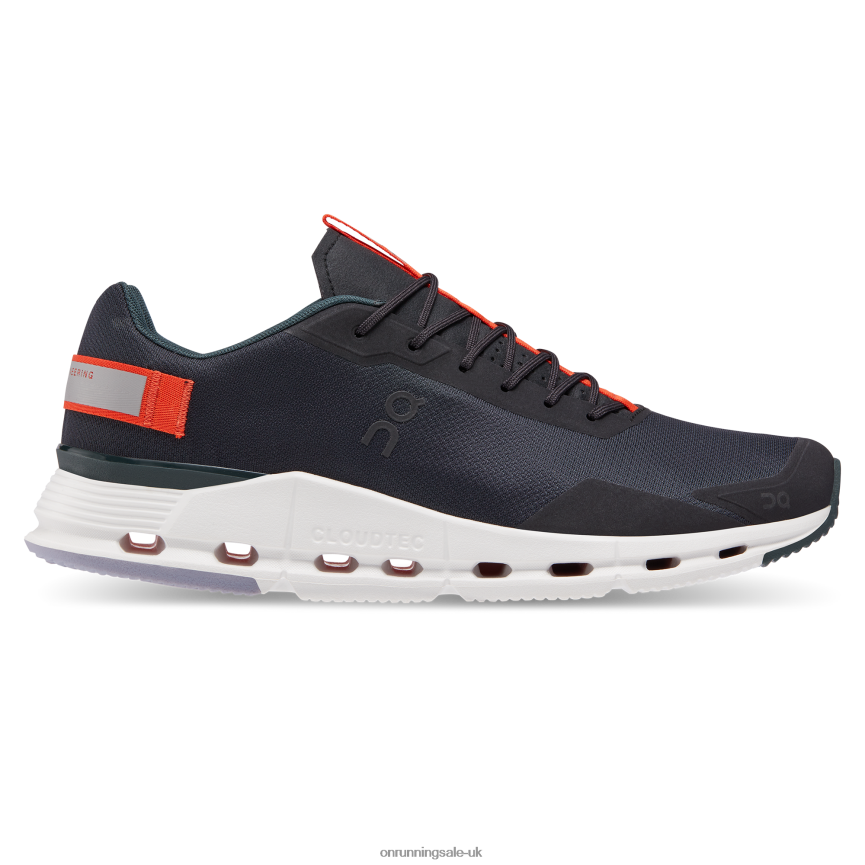 On Running Men Cloudnova Form 8N62N8813 Black/Flame