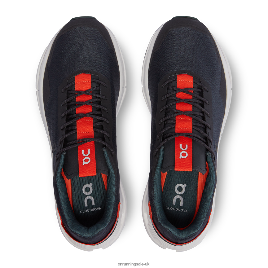 On Running Men Cloudnova Form 8N62N8813 Black/Flame