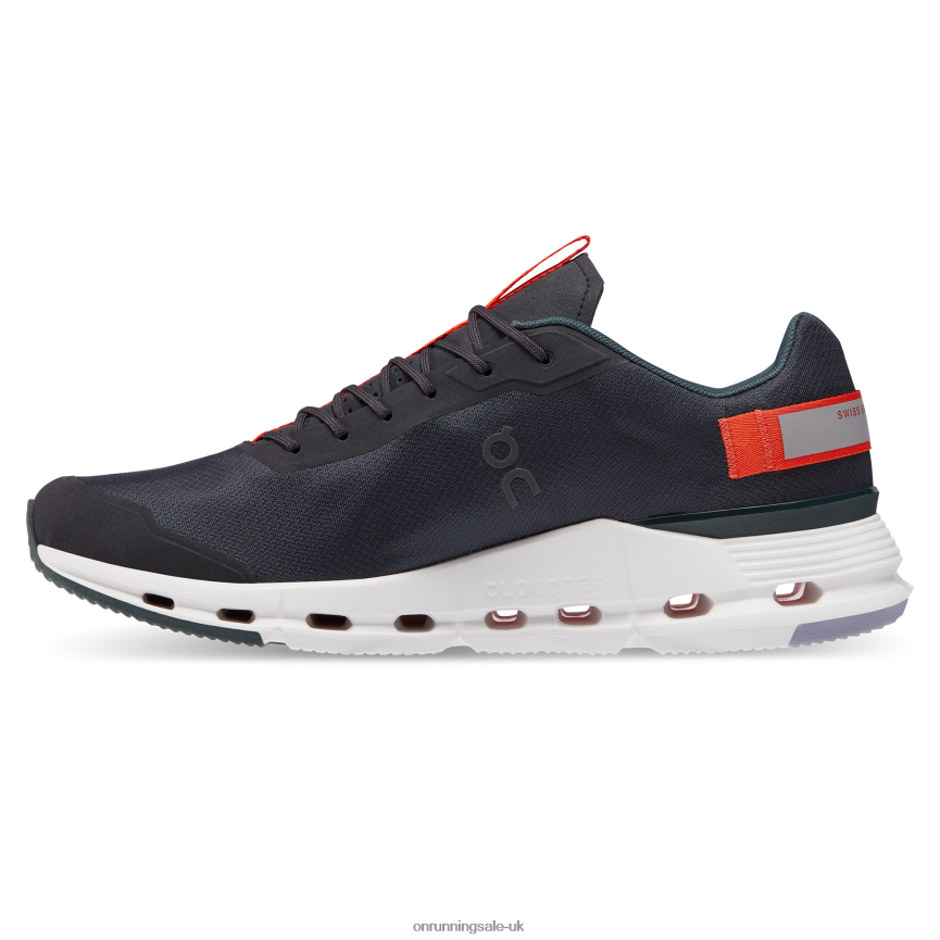 On Running Men Cloudnova Form 8N62N8813 Black/Flame