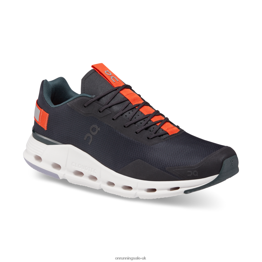 On Running Men Cloudnova Form 8N62N8813 Black/Flame