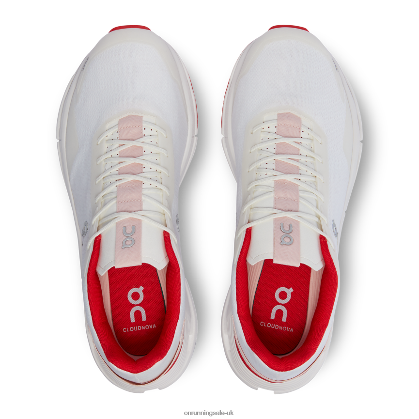 On Running Men Cloudnova Form 8N62N8815 White/Red