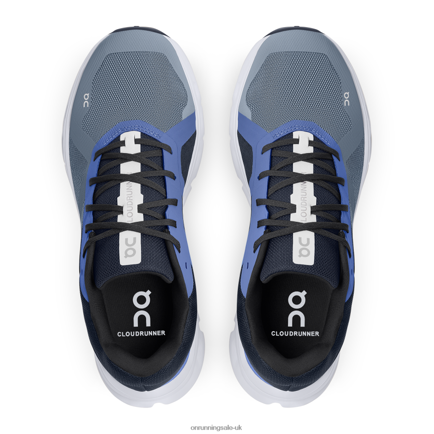 On Running Men Cloudrunner 8N62N8564 Metal/Midnight