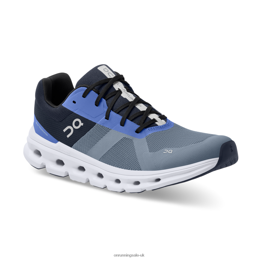 On Running Men Cloudrunner 8N62N8564 Metal/Midnight