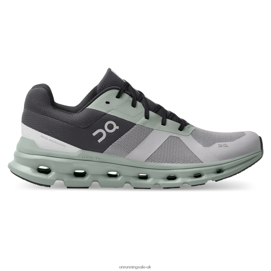 On Running Men Cloudrunner 8N62N8565 Alloy/Moss