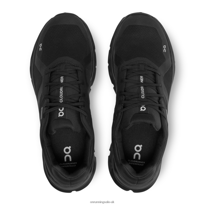 On Running Men Cloudrunner Waterproof 8N62N8850 Black
