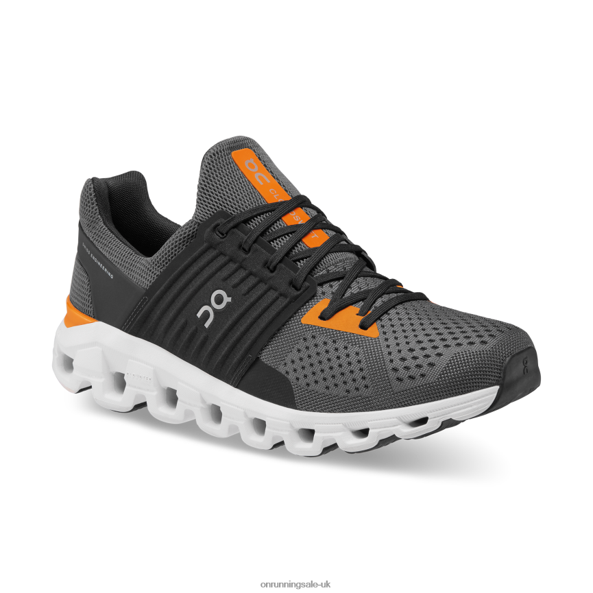 On Running Men Cloudswift 8N62N8867 Rock/Turmeric