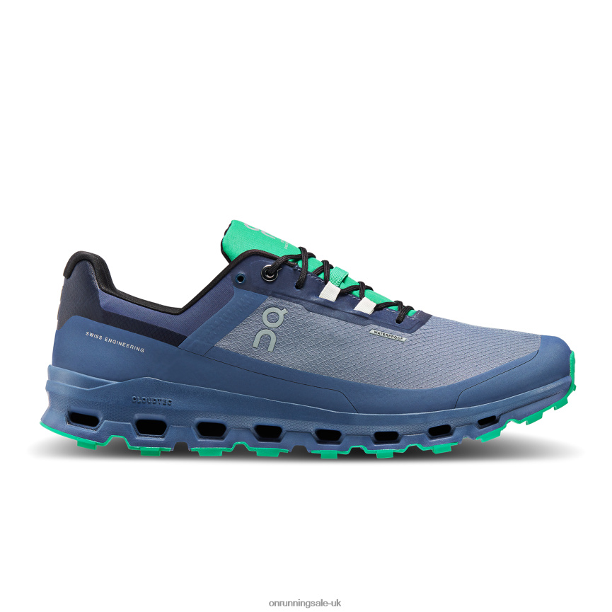 On Running Men Cloudvista Waterproof 8N62N8556 Metal/Denim