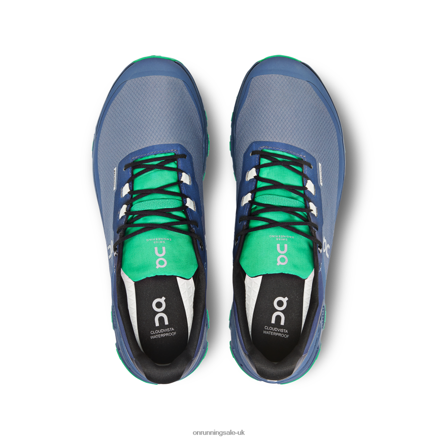 On Running Men Cloudvista Waterproof 8N62N8556 Metal/Denim