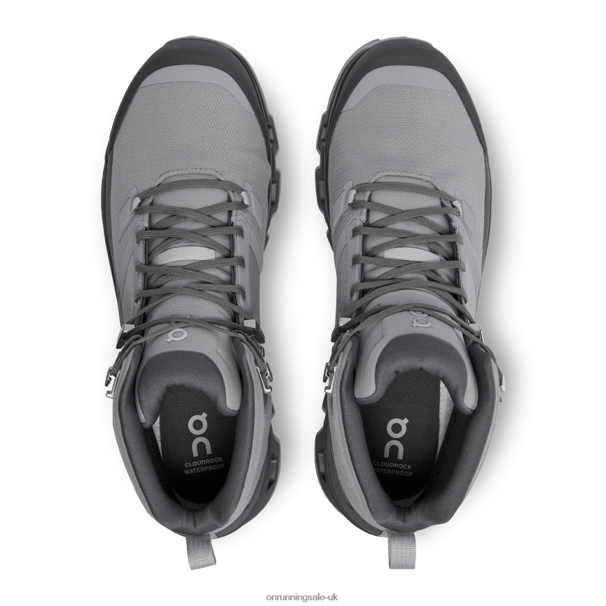 On Running Men Cloudrock 2 Waterproof 8N62N8598 Alloy/Eclipse