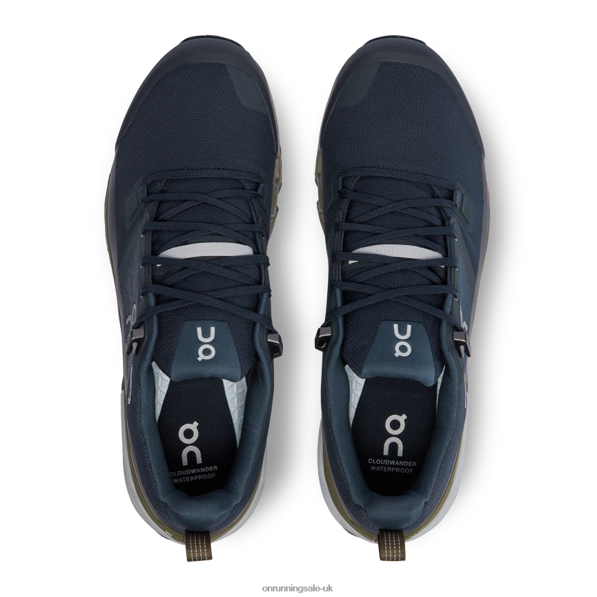 On Running Men Cloudwander Waterproof 8N62N8541 Midnight/Olive