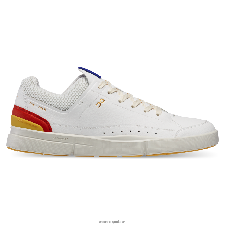 On Running Men THE ROGER Centre Court 8N62N8840 White/Mustard