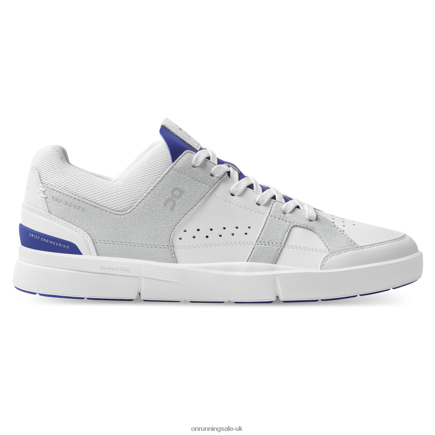 On Running Men THE ROGER Clubhouse 8N62N8916 White/Indigo