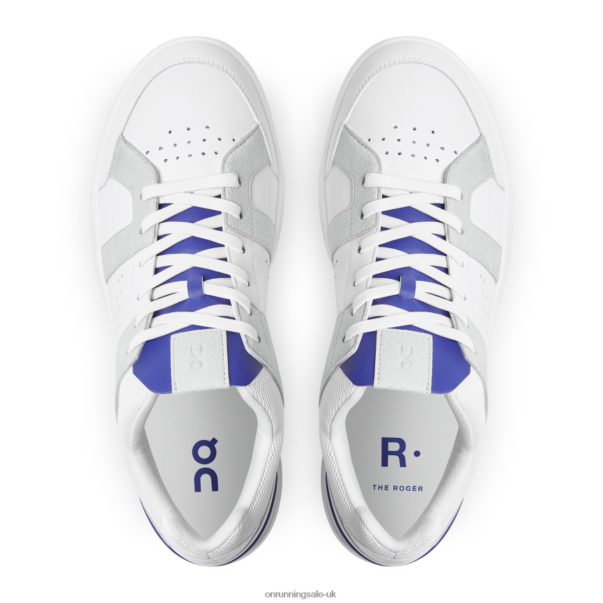 On Running Men THE ROGER Clubhouse 8N62N8916 White/Indigo