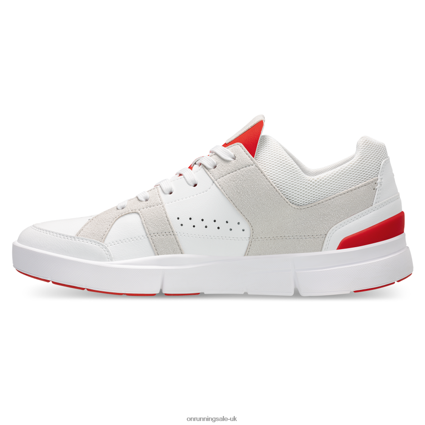 On Running Men THE ROGER Clubhouse 8N62N8918 White/Red