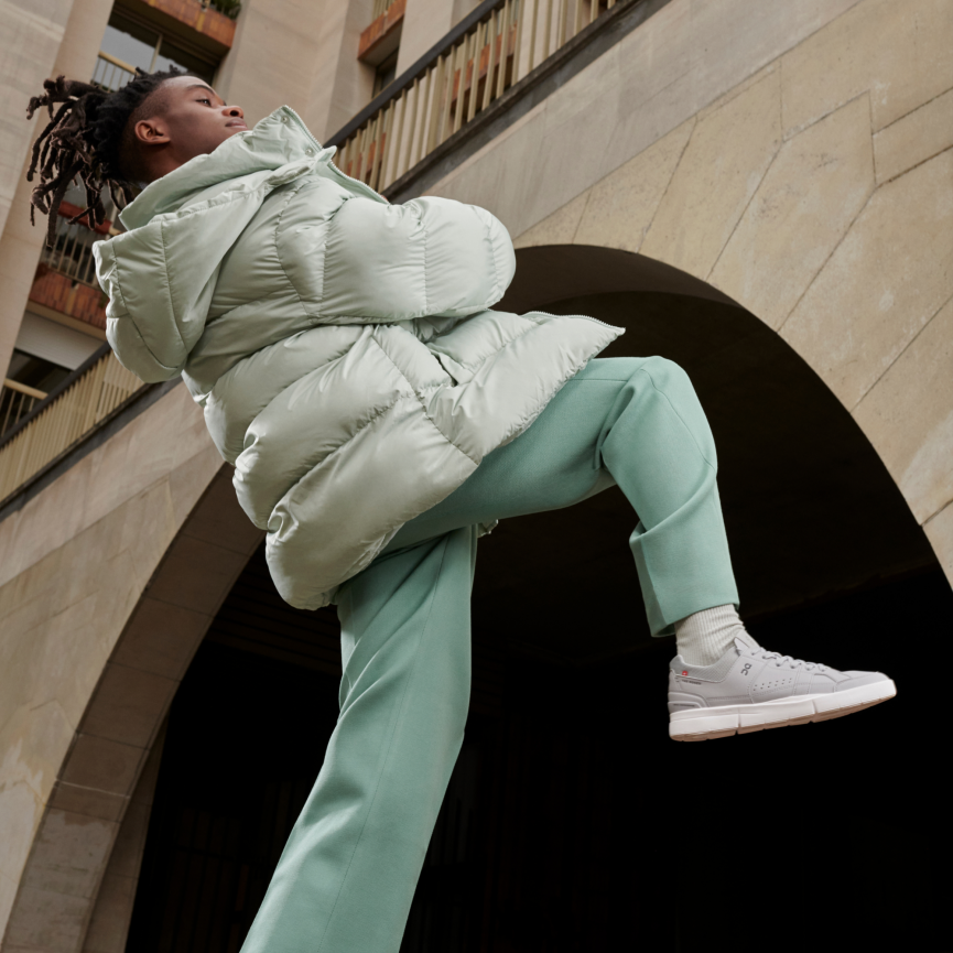 On Running Men THE ROGER Clubhouse 8N62N8923 Glacier/White