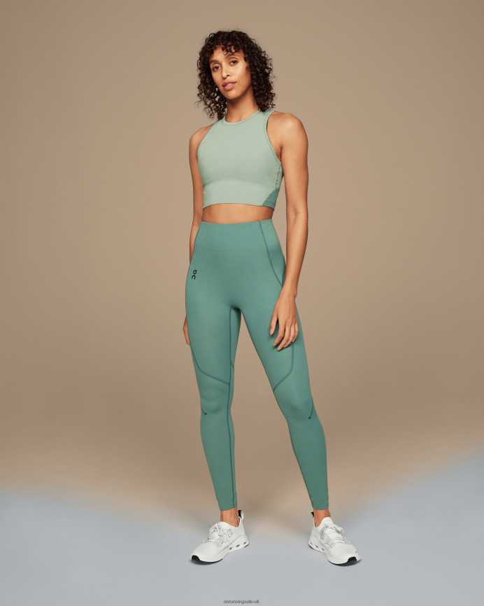 On Running Women Movement Crop 8N62N8252 Moss/Ivy