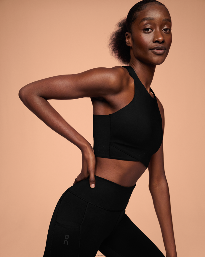 On Running Women Race Crop 8N62N8215 Black/Shadow