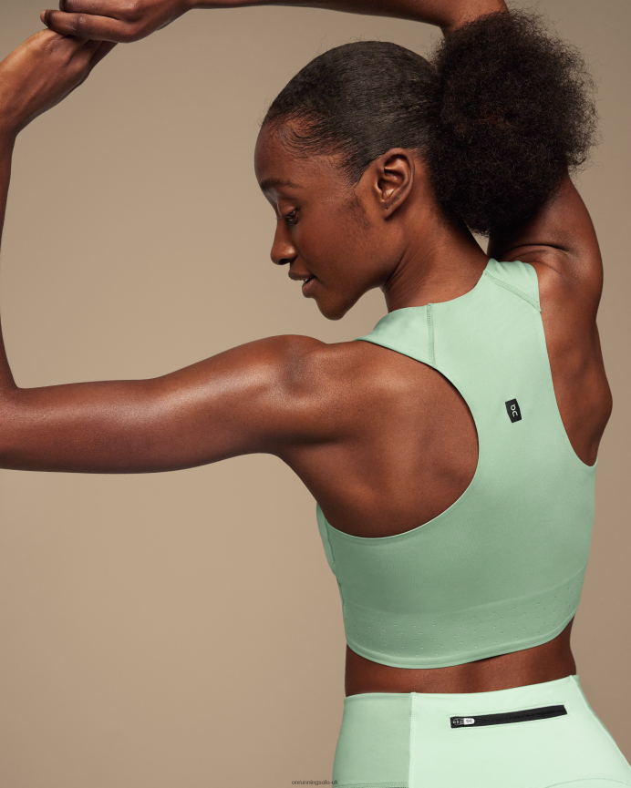 On Running Women Race Crop 8N62N8216 Moss/Creek