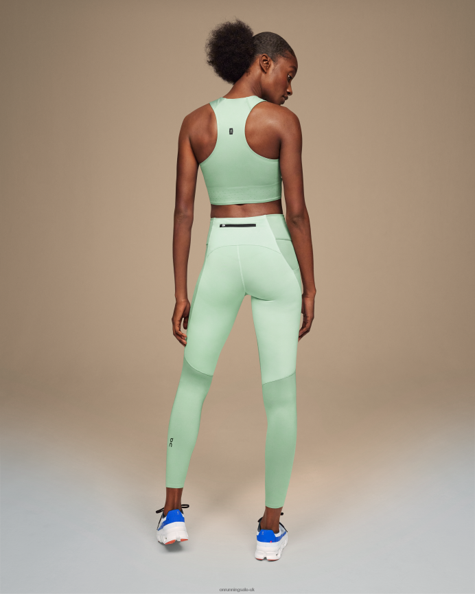 On Running Women Race Crop 8N62N8216 Moss/Creek