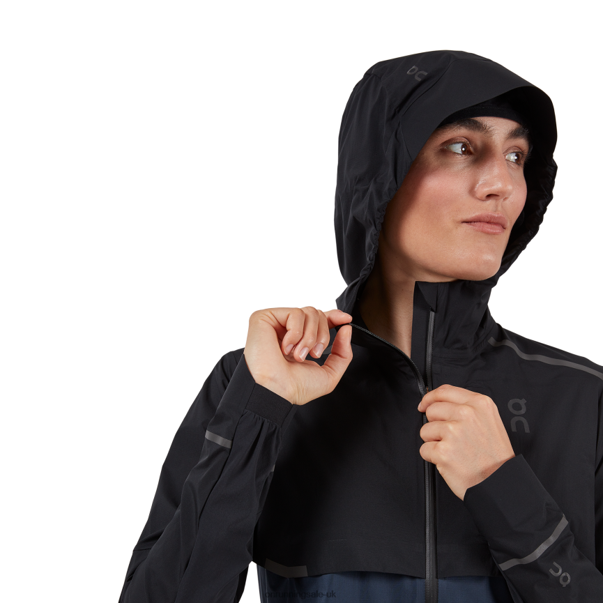 On Running Women Weather Jacket 8N62N8342 Black/Navy