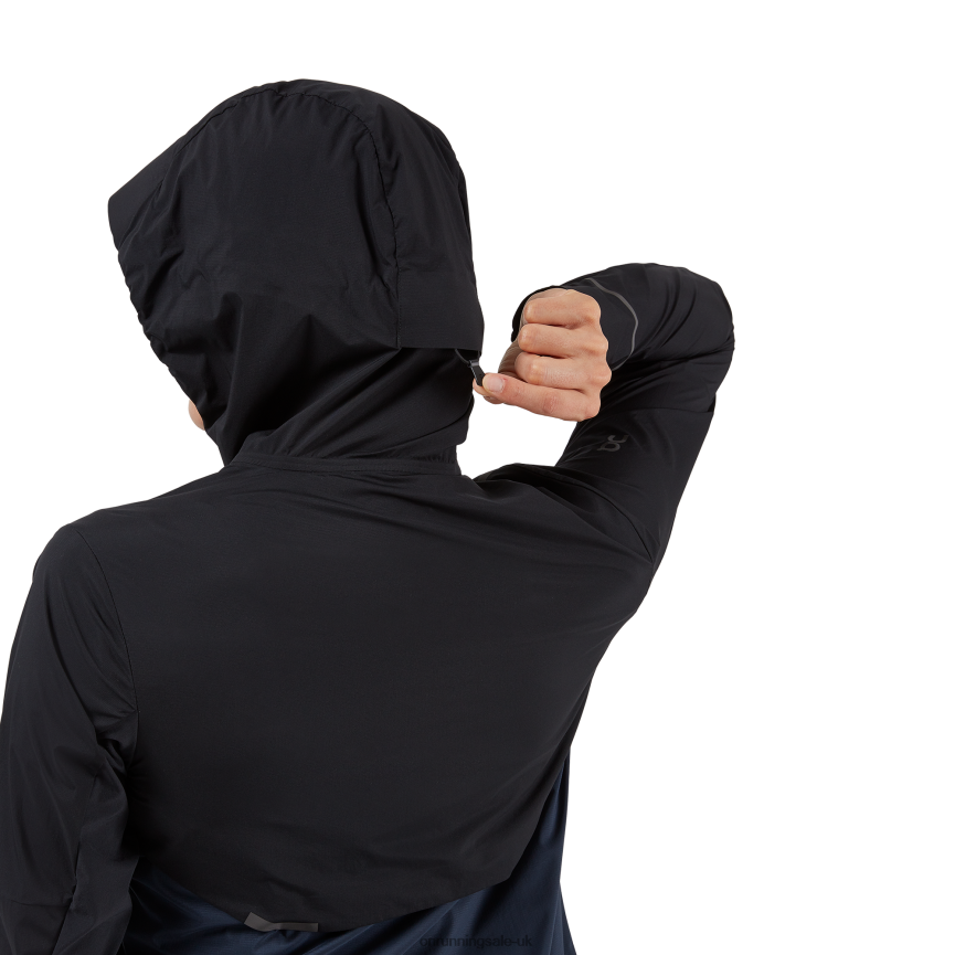 On Running Women Weather Jacket 8N62N8342 Black/Navy