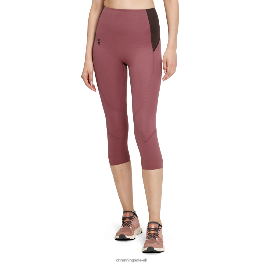 On Running Women Movement 3/4 Tights 8N62N8267 Cherry
