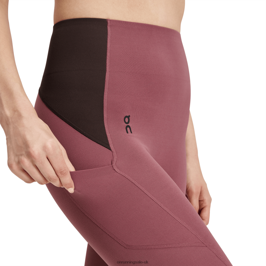 On Running Women Movement 3/4 Tights 8N62N8267 Cherry