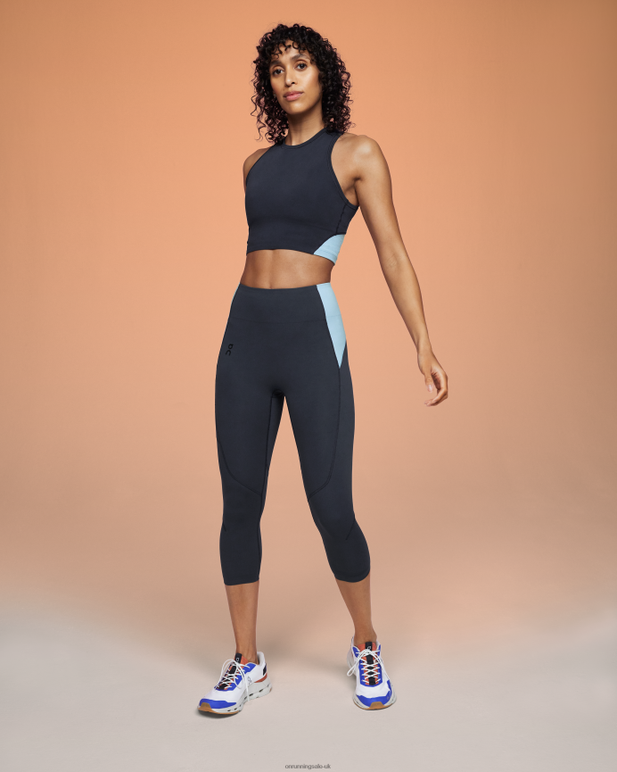 On Running Women Movement 3/4 Tights 8N62N8270 Navy/Stratosphere