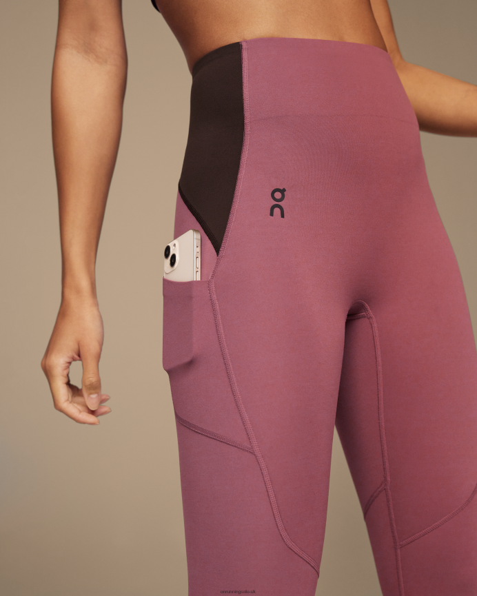 On Running Women Movement Tights Long 8N62N8234 Cherry/Ox