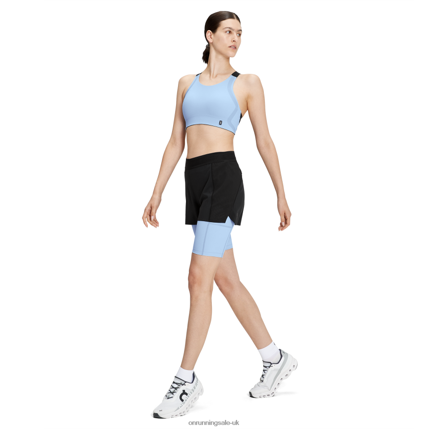 On Running Women Active Shorts 8N62N8131 Black/Stratosphere